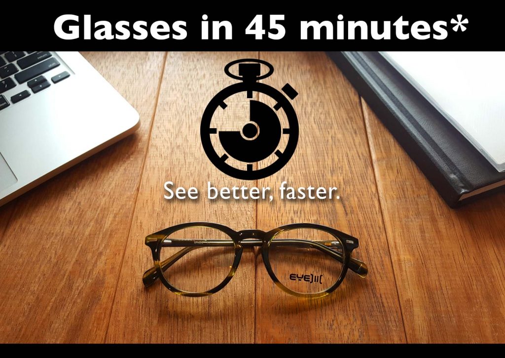 Glasses in 45min NEW